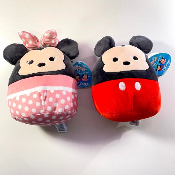 Squishmallow Disney Mickey Mouse Minnie Mouse 7.5" Plush Stuffed Animal Kellytoy - Picture 2 of 12